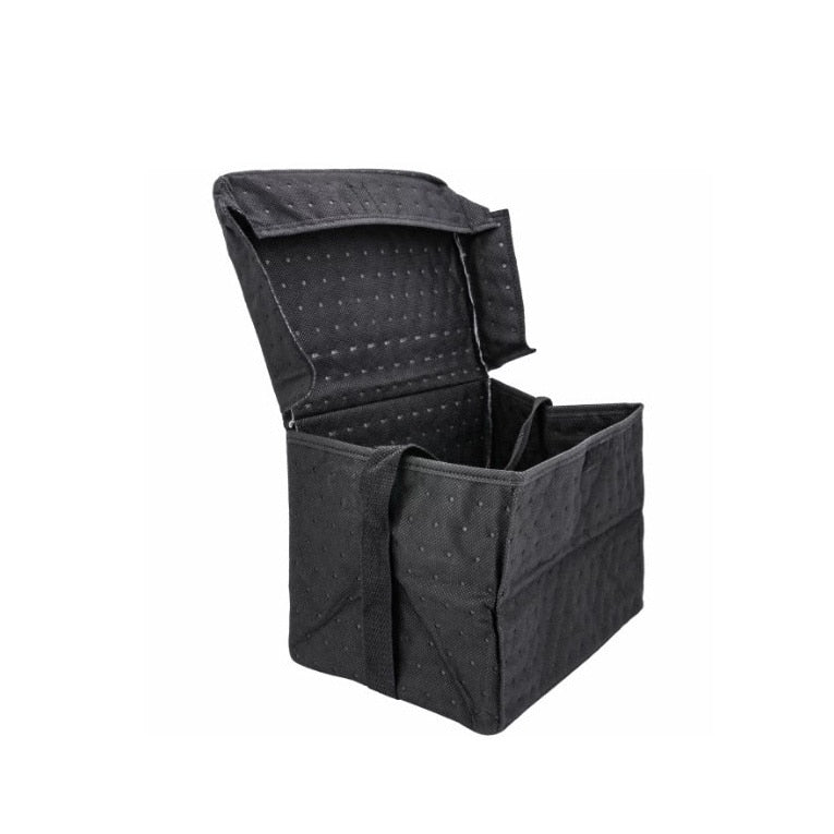 Husa protectie baterie auto, Metru Patrat, cu maner, impermeabila, potrivita pentru baterii cu dimensiuni 29x18x20 cm