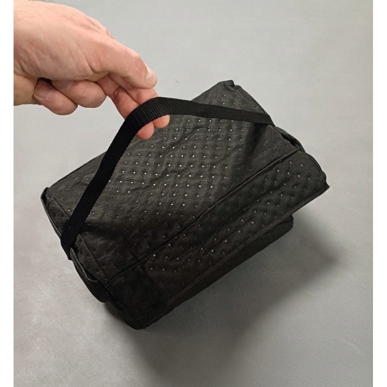 Husa protectie baterie auto, Metru Patrat, cu maner, impermeabila, potrivita pentru baterii cu dimensiuni 36x20x18 cm