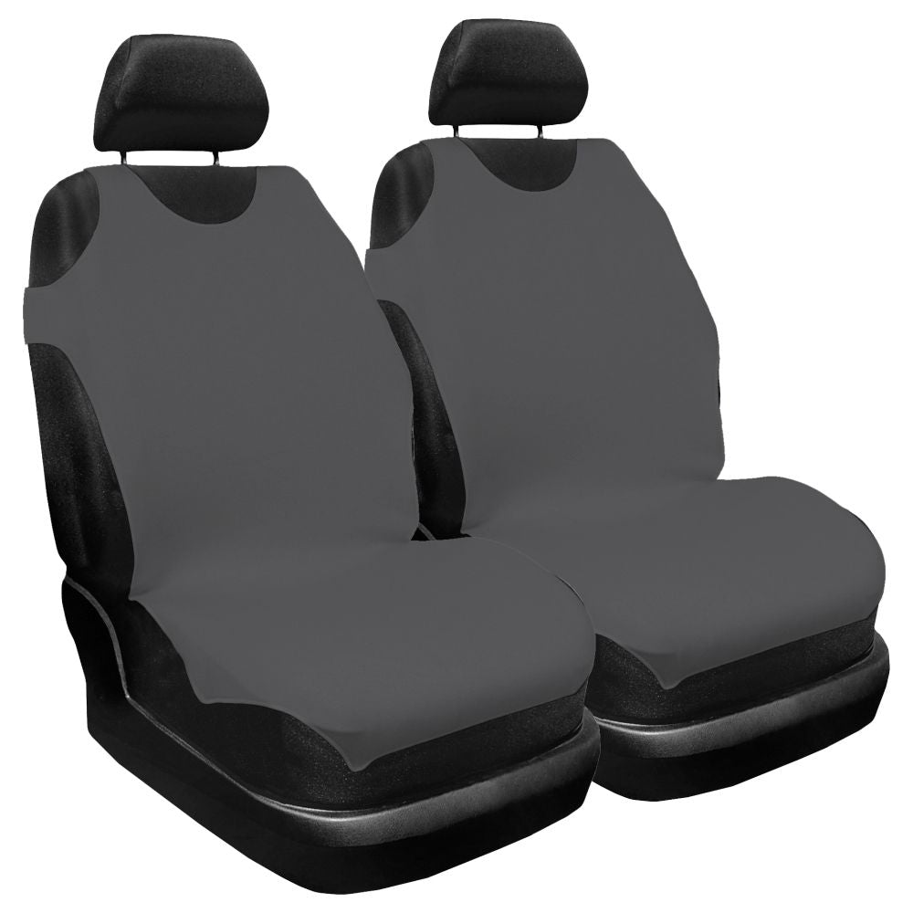 Huse scaune auto tip maieu, pentru scaunele din fata , de culoare gri , 2 bucati 5-1066-253-3023