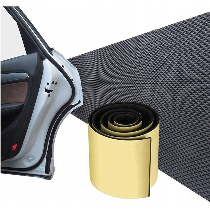 Banda auto de protectie usi laterale, din spuma, pentru garaj si locuri de parcare, lipire pe perete, 2 m lungime x 20 cm latime - MetruPatrat.ro