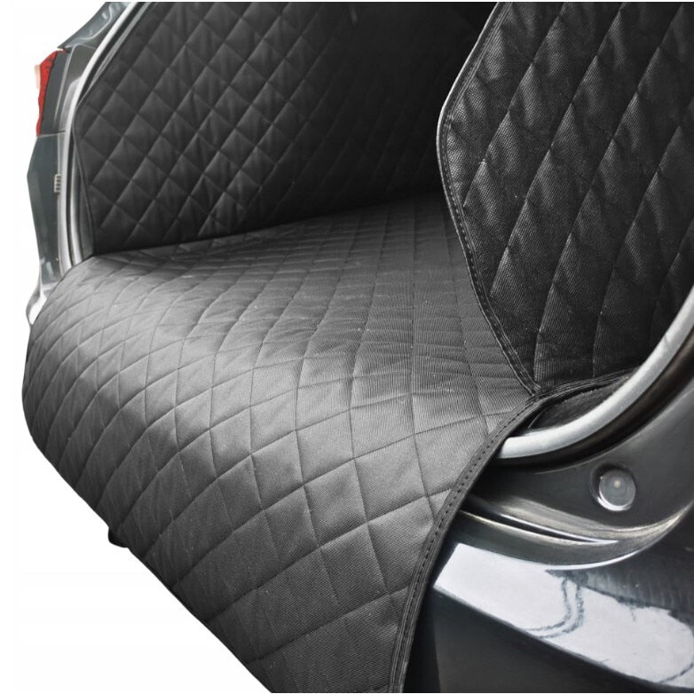 Protectie auto matlasata pentru portbagaj, pentru transport animale si marfuri, marime universala ajustabila, prindere cu banda velcro - MetruPatrat.ro