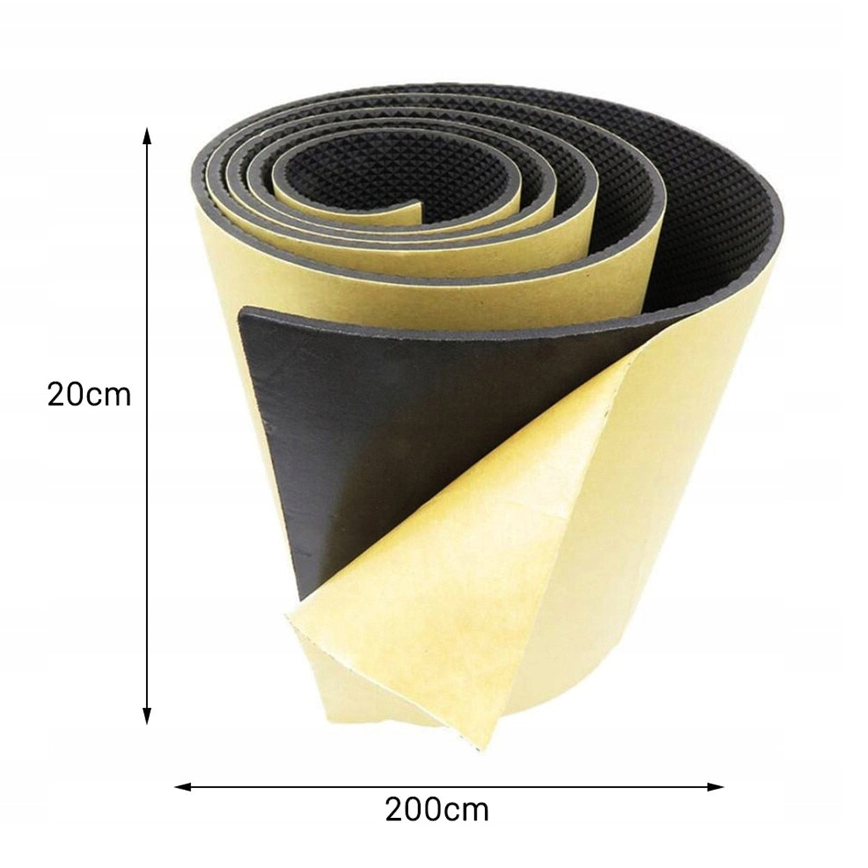 Banda auto de protectie usi laterale, din spuma, pentru garaj si locuri de parcare, lipire pe perete, 2 m lungime x 20 cm latime - MetruPatrat.ro