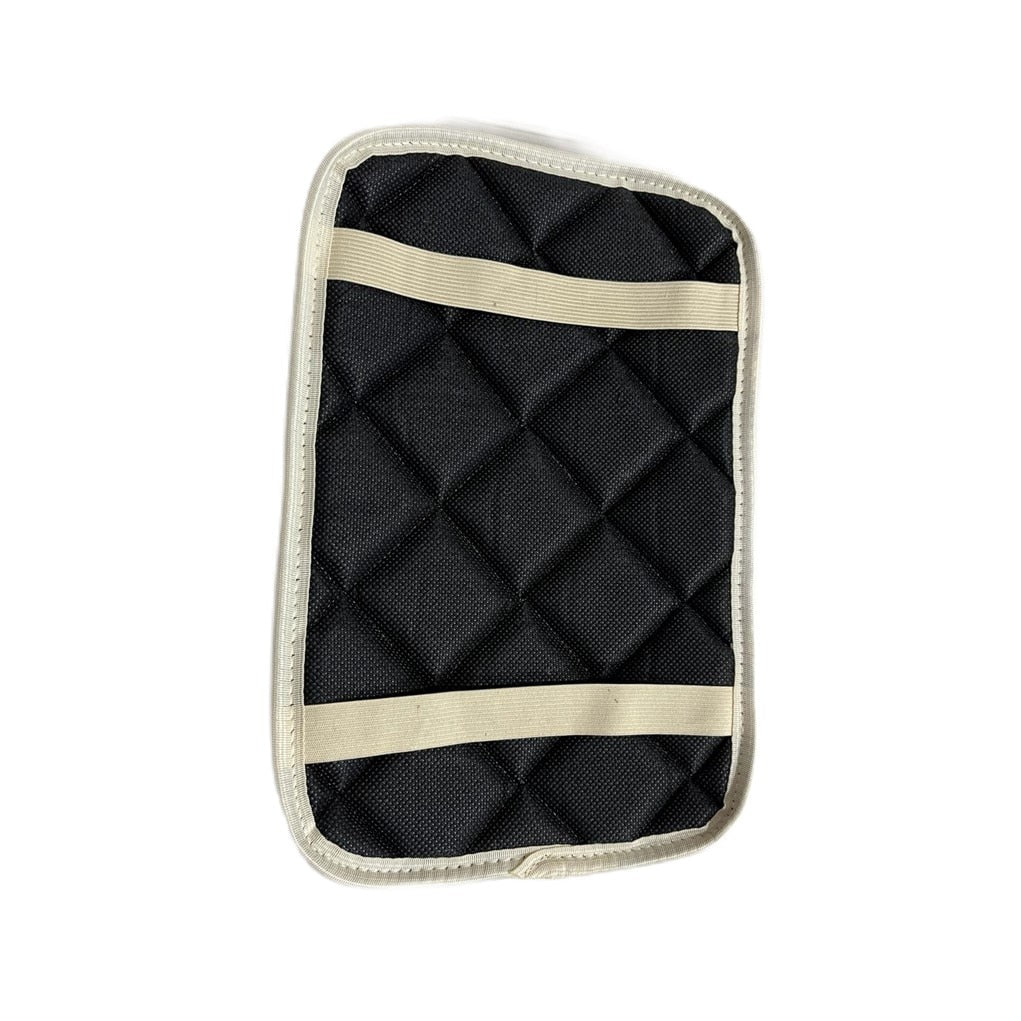 Protectie auto pentru cotiera, matlasata, universala, crem - MetruPatrat.ro