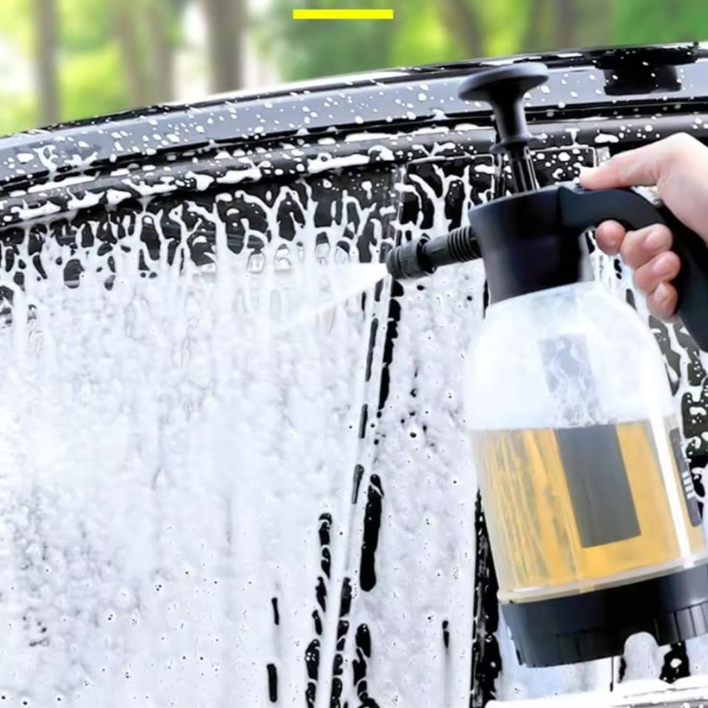 Pulverizator de spuma, cu presiune, manual, pentru spalarea autoturismelor, capacitate 2L - MetruPatrat.ro