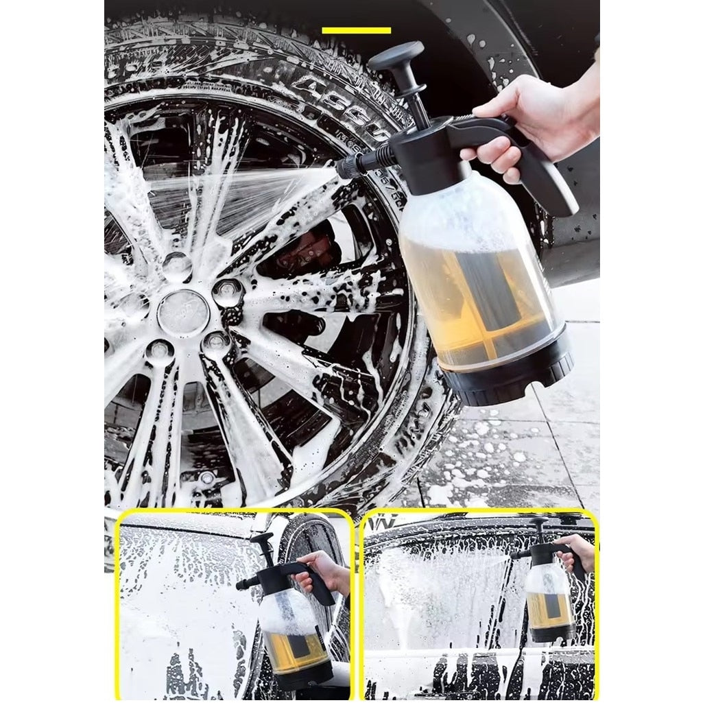 Pulverizator de spuma, cu presiune, manual, pentru spalarea autoturismelor, capacitate 2L - MetruPatrat.ro