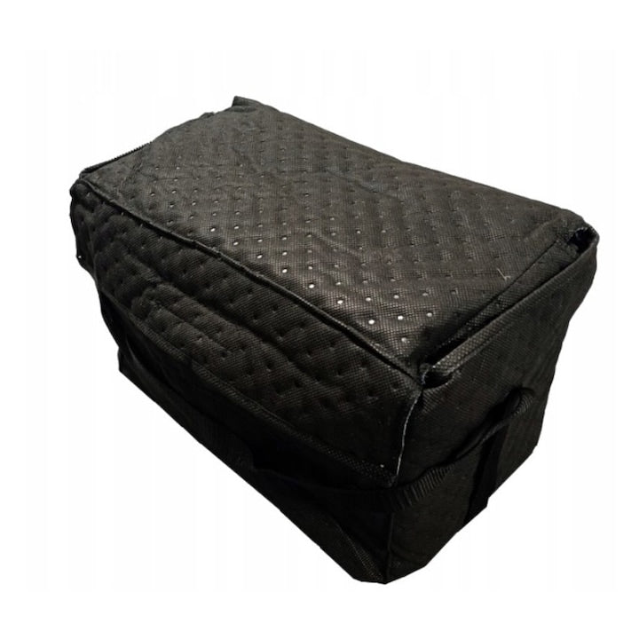 Husa protectie baterie auto, Metru Patrat, cu maner, impermeabila, potrivita pentru baterii cu dimensiuni 29x18x20 cm