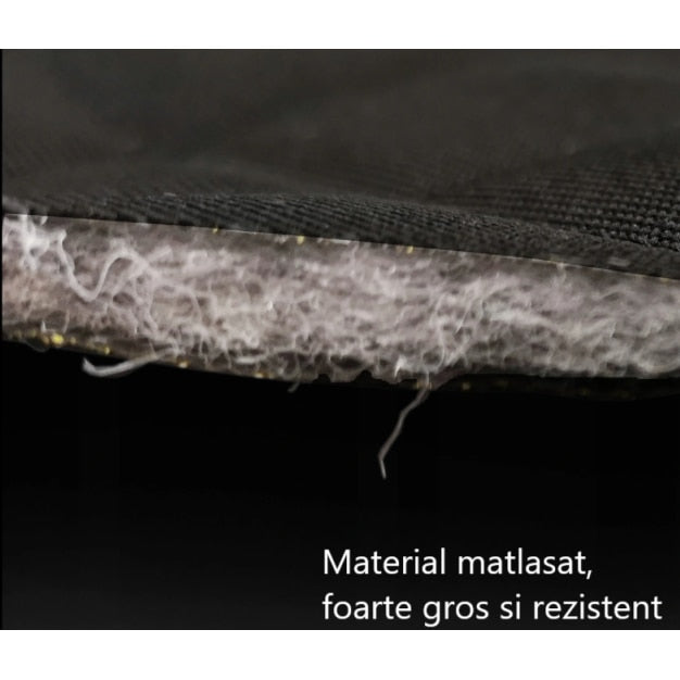 Protectie auto matlasata pentru portbagaj, pentru transport animale si marfuri, marime universala ajustabila, prindere cu banda velcro - MetruPatrat.ro