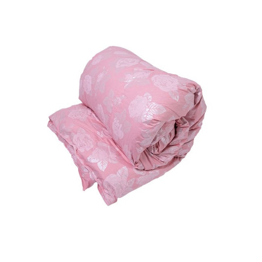 Pilota umpluta cu puf + pana, pentru toate anotimpurile, de culoare roz, diferite dimensiuni