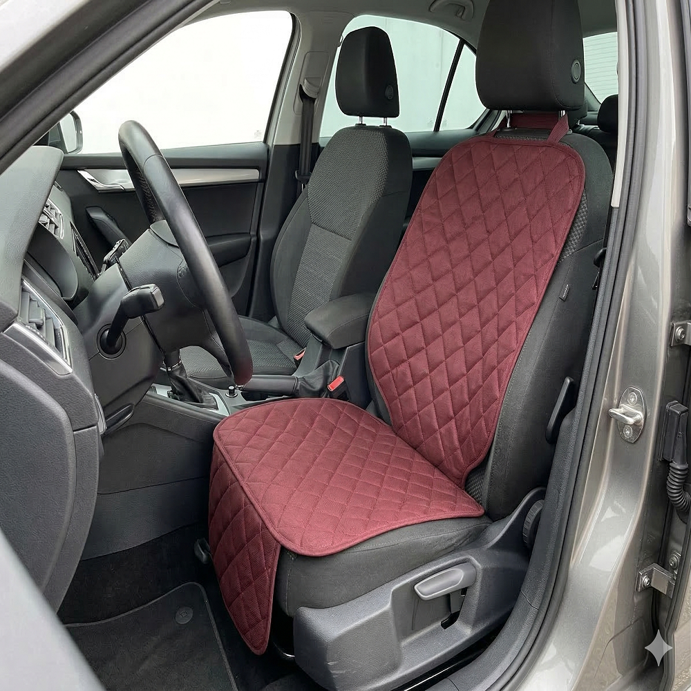 PROTECTIE AUTO,UNIVERSALA,GRENA,PENTRU SCAUN AUTO COPII,SCOICA BEBE,METRU PATRAT