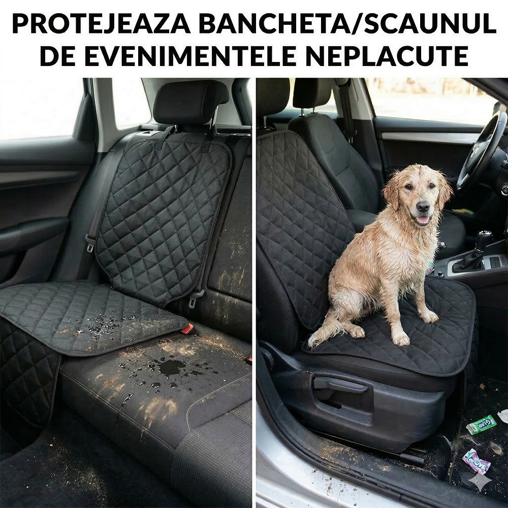 PROTECTIE AUTO,UNIVERSALA,NEAGRA,PENTRU SCAUN AUTO COPII,SCOICA BEBE,METRU PATRAT